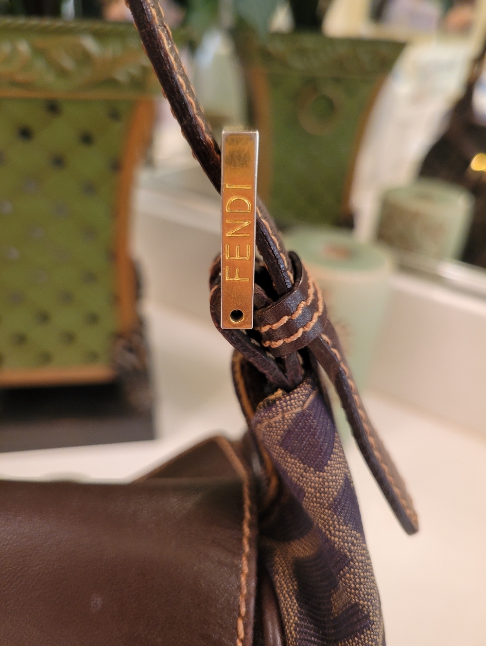 Fendi Zucca Handbag - Picture 5 of 16
